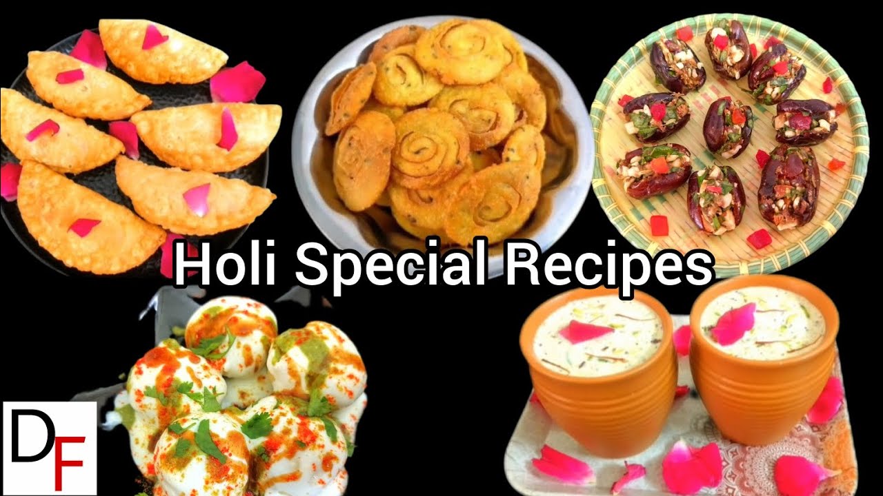 जिसके बिना होली अधूरी है - Holi Special Nasta - Thandai Recipes / Disu Foods /