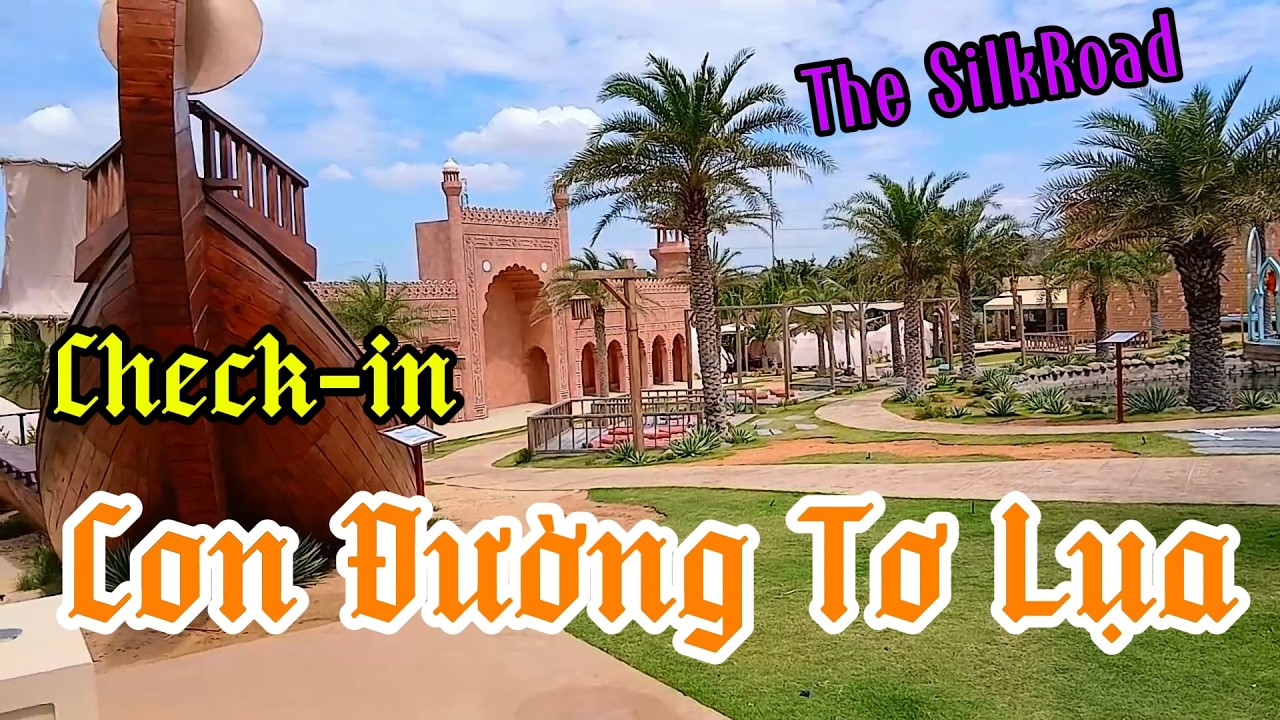🌸 Check-in Con Đường Tơ Lụa Phan Thiết – Góc Sống Ảo Đẹp Đang Gây Sốt!🌴