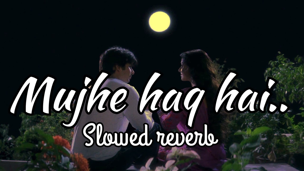 Mujhe haq hai.. #uditnarayansongs #shreyaghoshal #slowedreverb #lofivibes #nightmood #lovesong