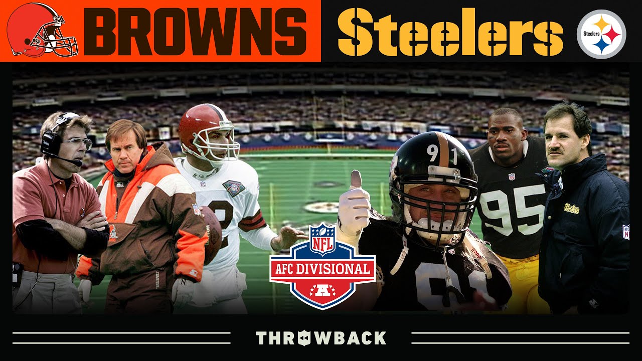 FIRST Ever Pittsburgh-Cleveland Playoff Matchup! (Browns vs. Steelers 1994 AFC Divisional Round)