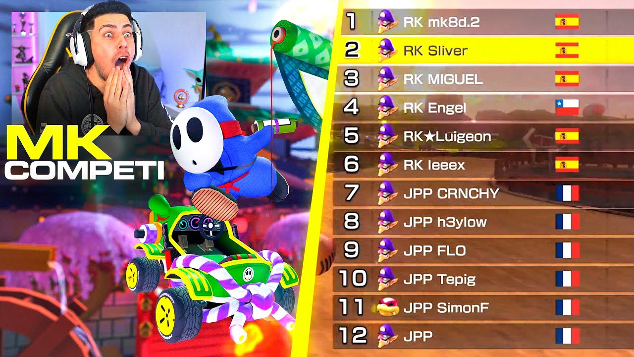 La MEJOR WAR de MARIO KART COMPETITIVO que hemos jugado en 2022 🤯