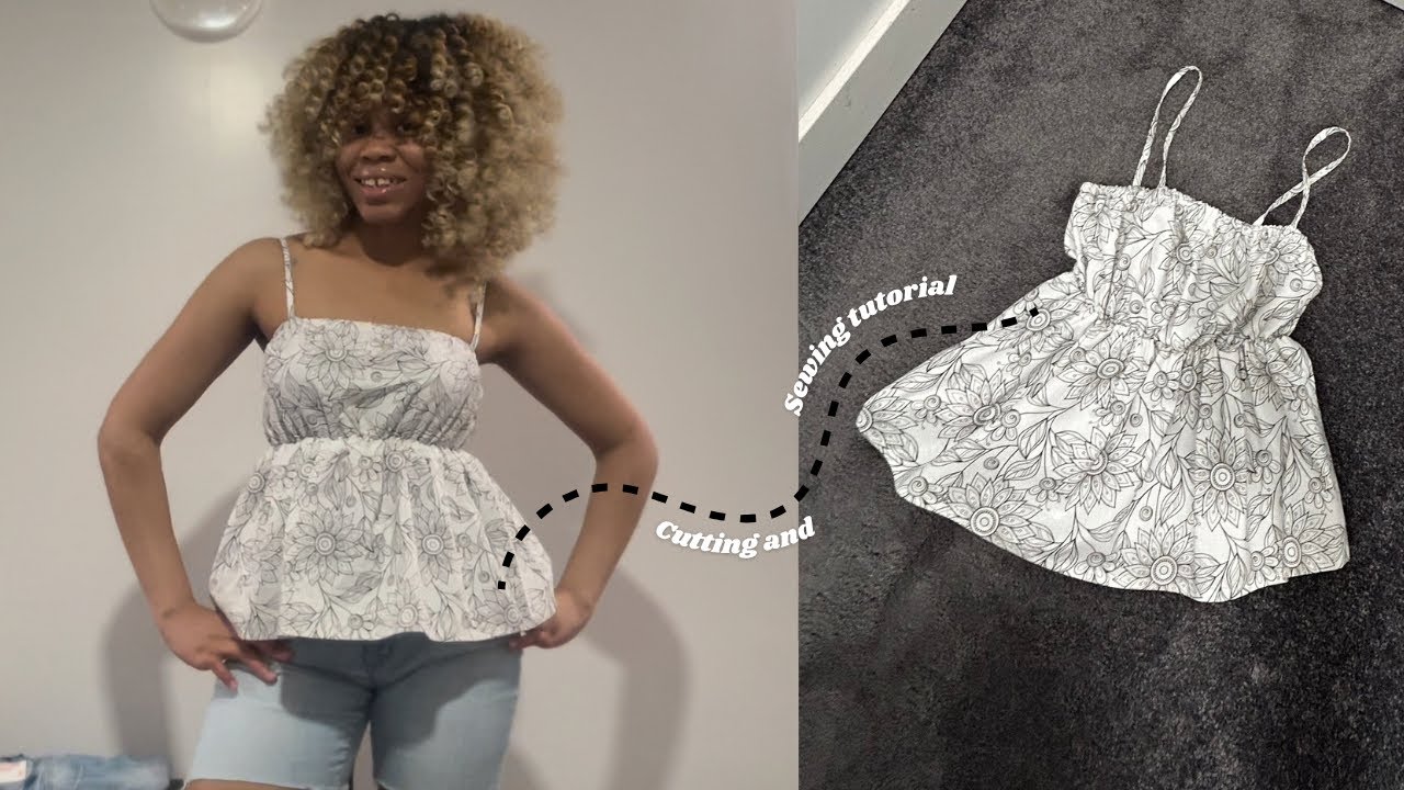 Пошаговая инструкция по пошиву простой летней блузки.