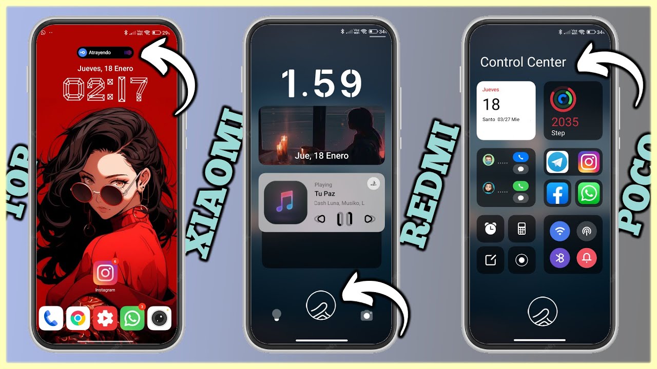 4 Nuevos TEMAS Premium Con HyperOS Para MIUI 14 | Exclusivos