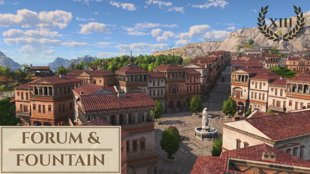 Forum and Fountain | Ep. 13 | Aesthetic Detailing Series | Anno 117: Pax Romana | PS5