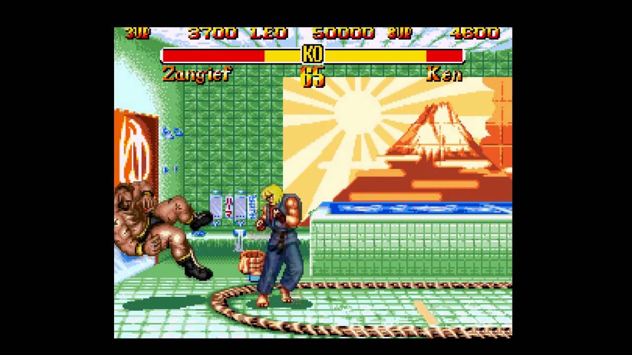 Super Street Fighter 2 Megadrive CPU Tournament 2
