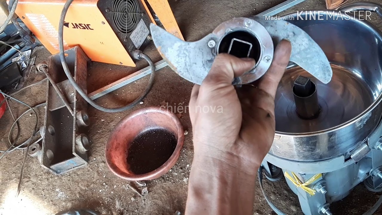 May xay thịt .cá tự chế đơn giản