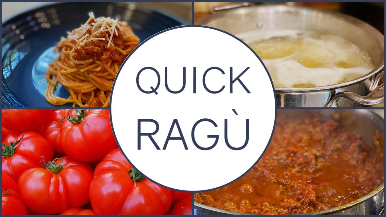 Quick Sausage Ragù