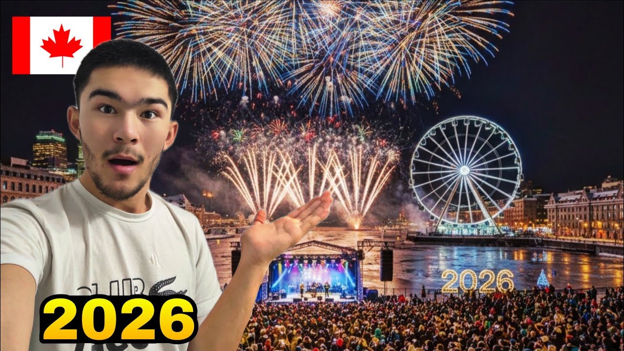 New Year in The Montreal is INCREDIBLE Fireworks & Street Celebrations 🇨🇦