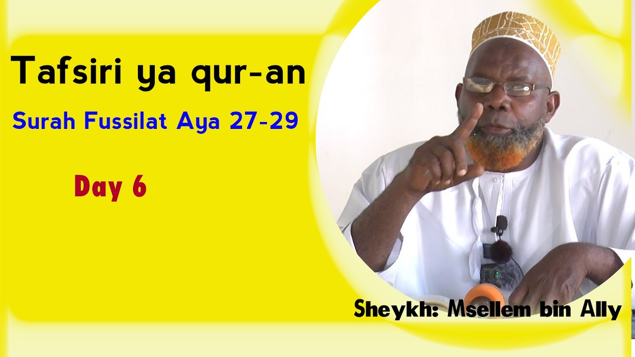 🔴#LIVE ;TAFSIR YA QUR-AN// SHEIKH MSELLEM BIN ALLY.// MASJID AL- WAHDA RAMADHANI 05 1447 MWANZA