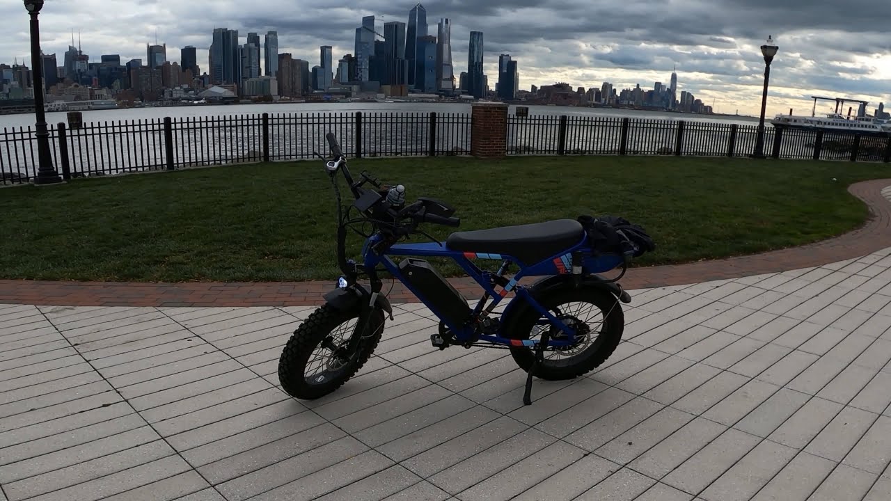 quick front tire test ride on the e-bike