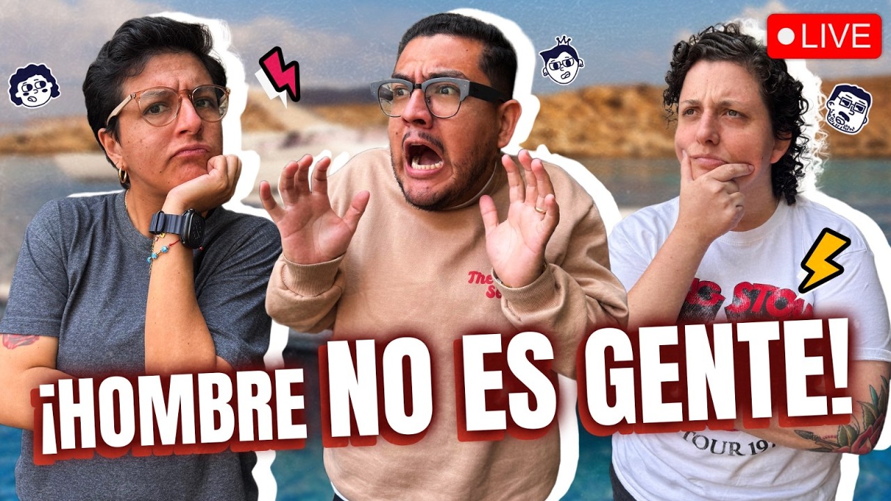 HOMBRE NO ES GENTE!-  EN VIVO🔴