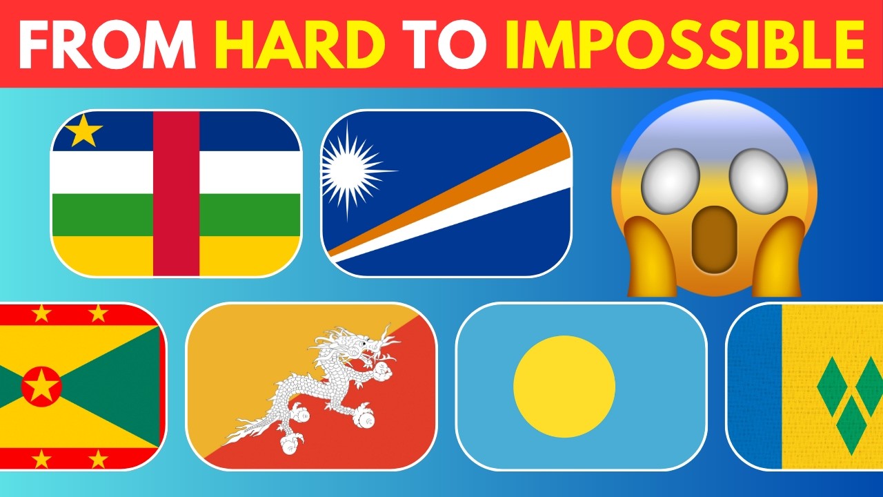 Only 1% Can Guess These Flags 😱 Impossible Flag Quiz