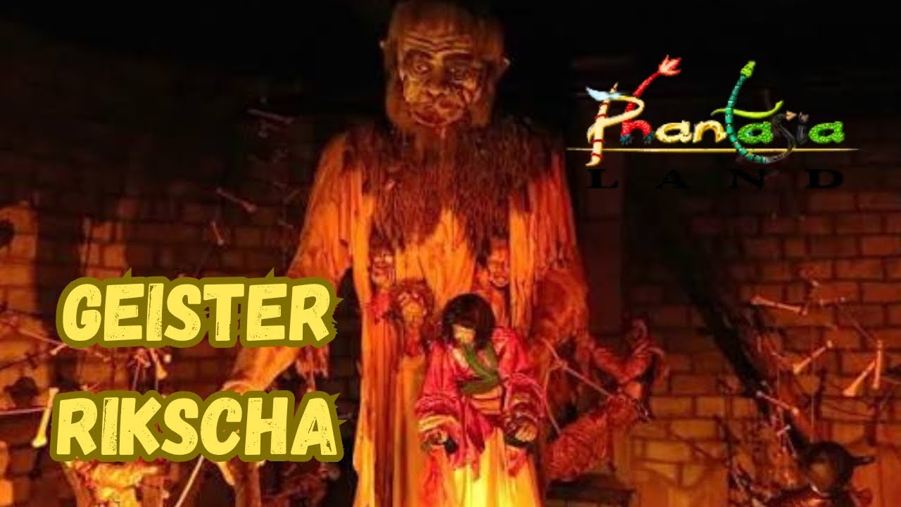 Geister Rikscha Phantasialand  full ride  🏮 Fun park in Germany 🇩🇪