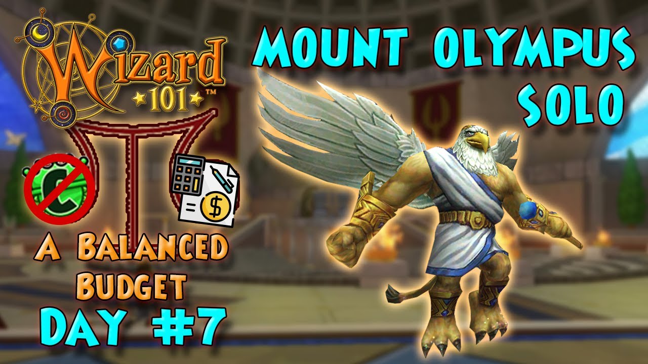 MOUNT OLYMPUS BALANCE SOLO - Wizard101: a Balanced Budget - Day #7