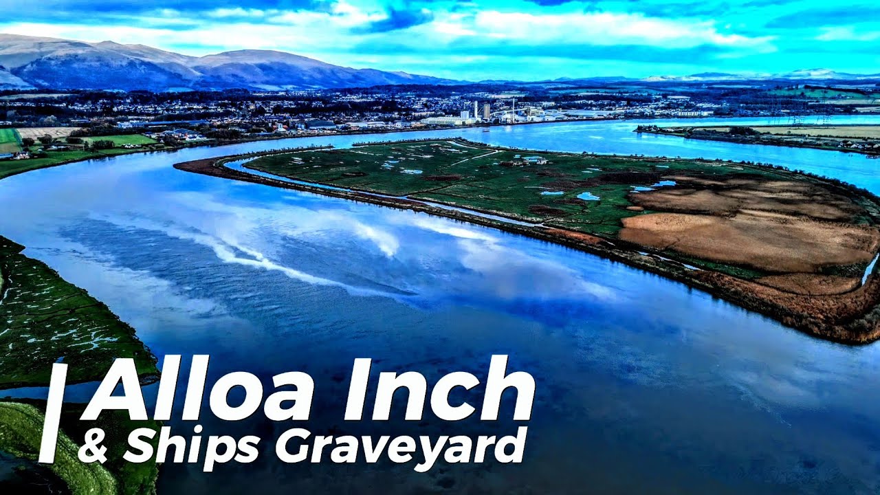 Abandoned Scottish Island - Alloa Inch & Ships Graveyard #scotland #abandoned #drone #mini4pro
