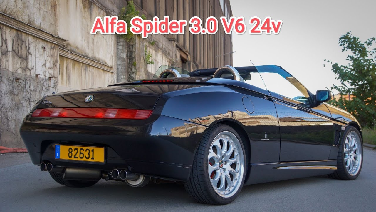 Alfa Spider V6 3.0 24v 916 phase 2 / 218cv : la dolce vitae chantante !