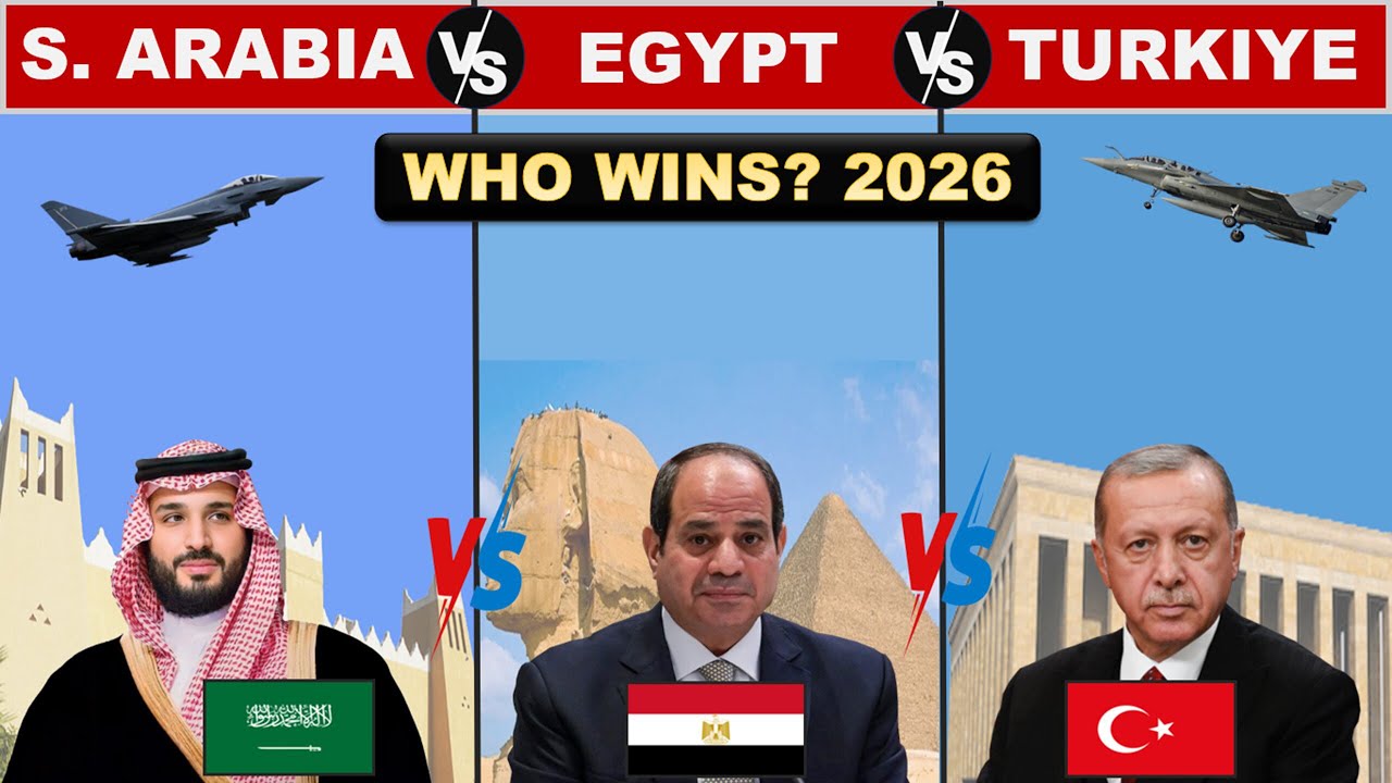 Saudi Arabia vs Egypt vs Turkiye 2026: The Battle for Middle East Hegemony 🇸🇦🇪🇬🇹🇷