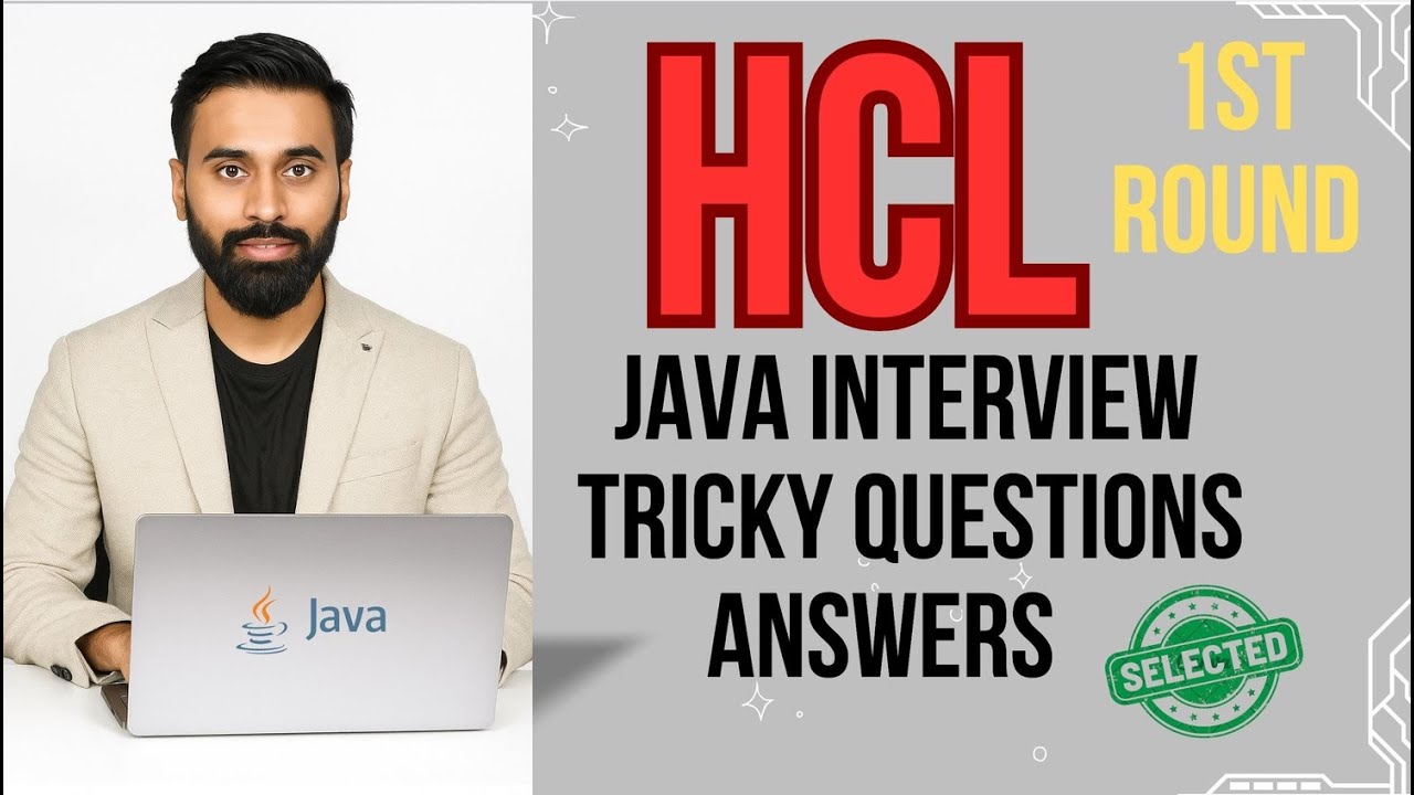 Crack HCL Java Interview in 2025 !🔥 Real Interview  Questions for 3+ year  | 1st Technical Round 💻
