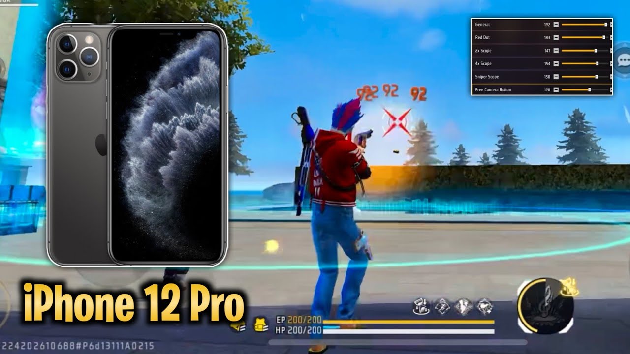iPhone 12 Pro 🔥 Free Fire Sensitivity Settings | iPhone 12 Pro Free Fire Headshot Settings