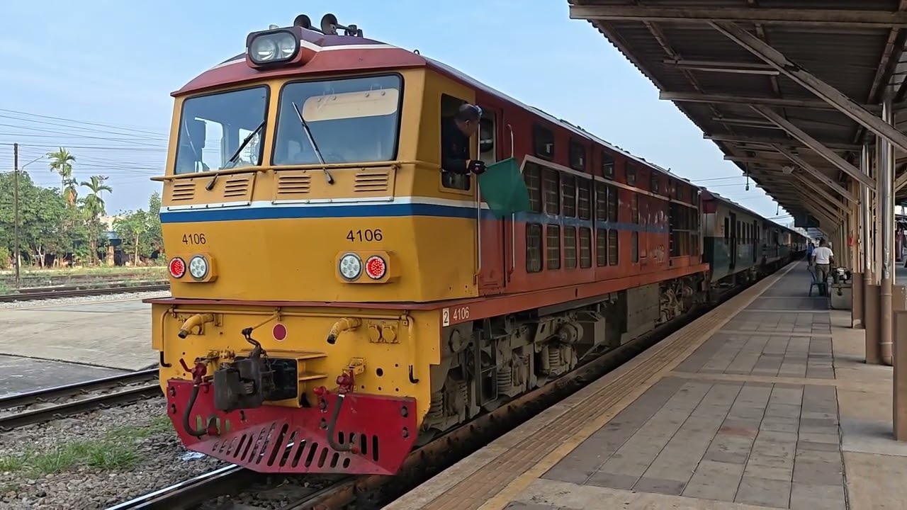 ถ่ายรถไฟที่สถานีสุราษฎร์ธานี วันที่ 23 กุมภาพันธ์ 2569