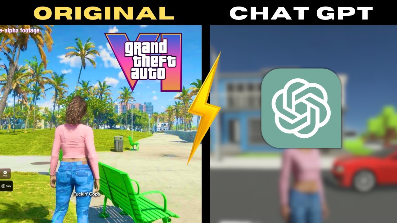 Can AI (ChatGPT) Create a GTA 6 Game? The Outcome Will Surprise You!😱#chatgpt #gamedev