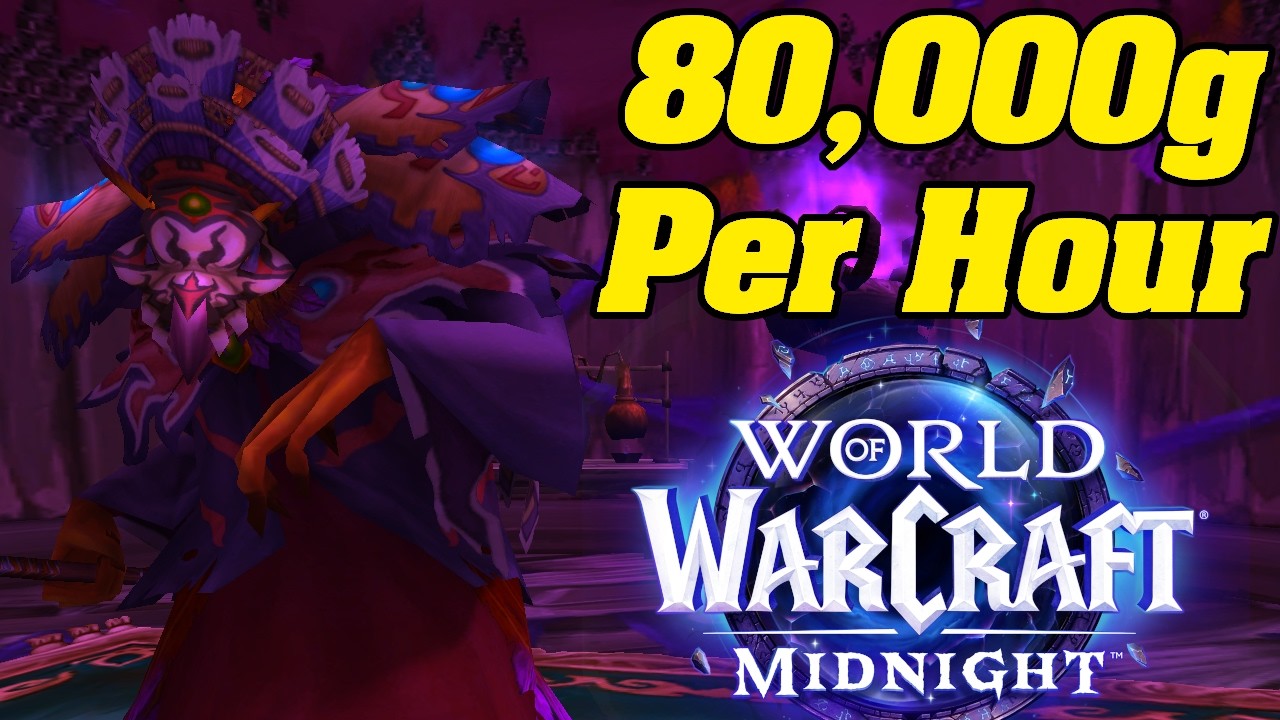 Этот фарм золота теперь приносит 80 000 з/ч! Стабильный заработок в Midnight WoW