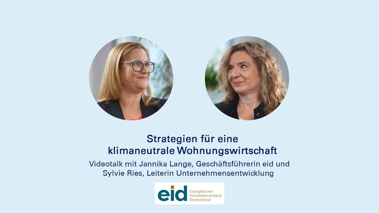 Strategien für eine klimaneutrale Wohnungswirtschaft - Jannika Lange und Sylvie Ries im Gespräch