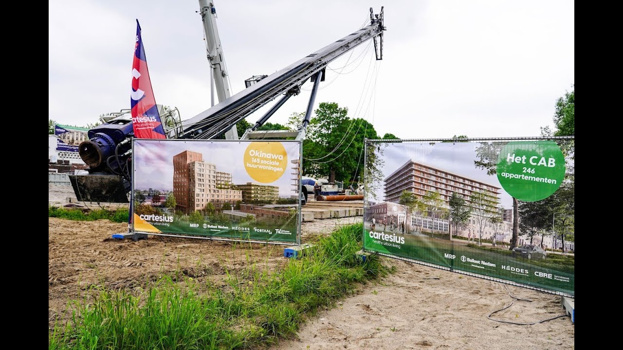 Start bouw Okinawa eerste 165 sociale huurwoningen in Cartesius