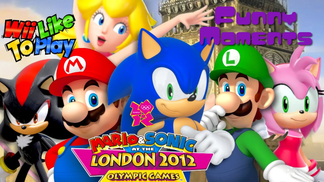 WiiLikeToPlay - Mario & Sonic at the London 2012 Olympic Games Funny Moments