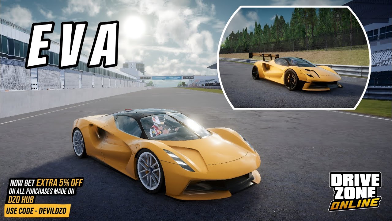 New Car - EVA | Drive Zone Online: Maxing Out EVA & Unlocking All Paid Parts |Speed Test Stock | Max
