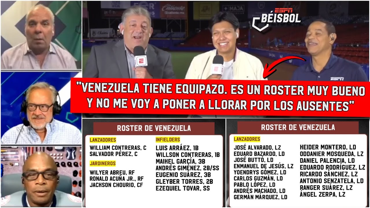 VENEZUELA y su roster oficial para CLÁSICO MUNDIAL. Pitcheo abridor será la debilidad | ESPN Beisbol