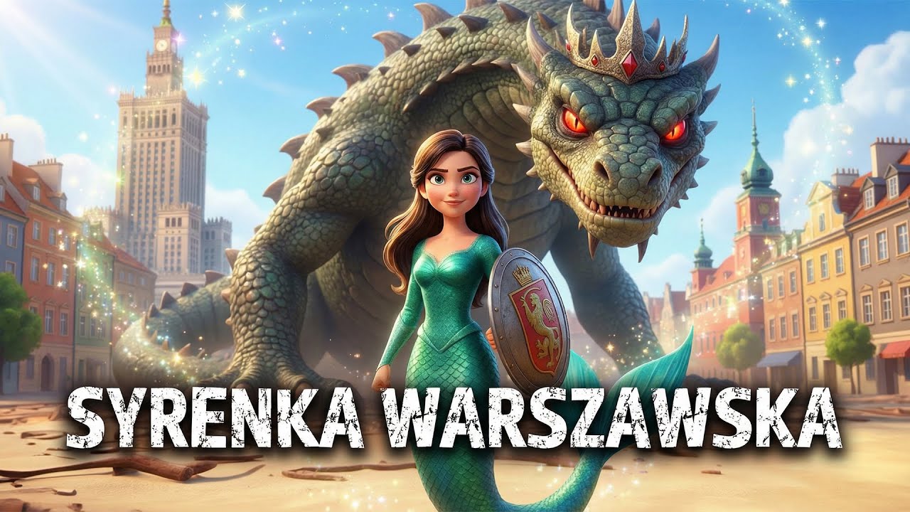 Legenda o Syrence Warszawskiej i Bazyliszku – Bajka dla dzieci (Cały film 4K)