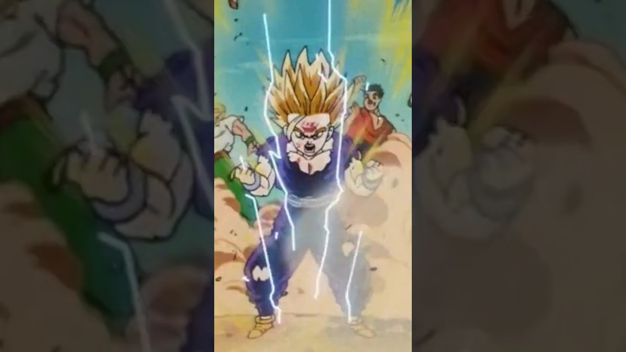 Gohan goes SSJ2 for the second time vs. Super Perfect Cell #dbz #cell #ssj2 #gohan #supersaiyan