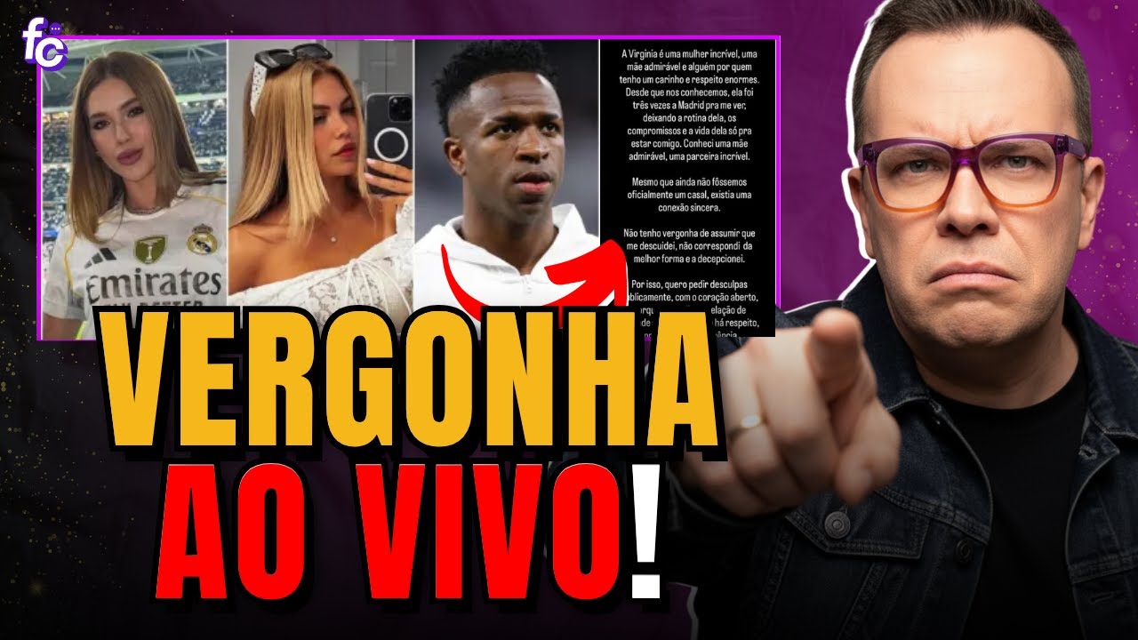 Vini Jr. se arrependeu? O pedido de desculpas que chocou até a Virgínia!