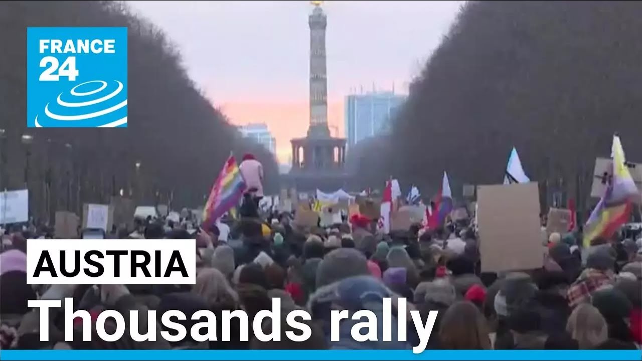 Austria: Thousands rally as country braces for far right-led government &bull; FRANCE 24 English