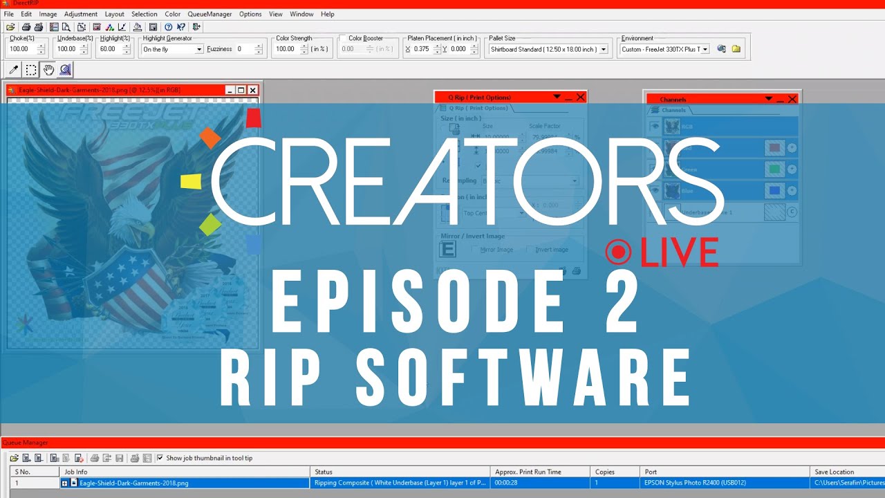 Creators Live Feb 24, 2021 The Rip Software| Omniprint International