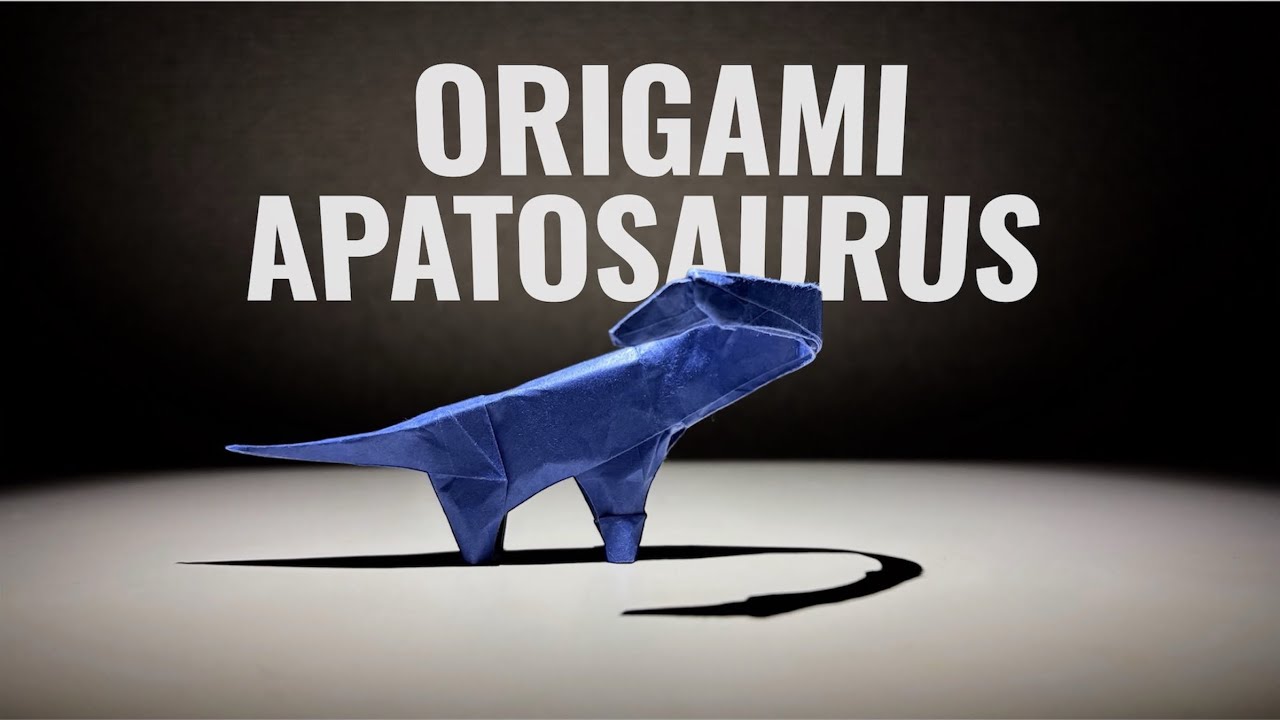 【折り紙】アパトサウルスの折り方/ORIGAMI APATOSAURUS TUTORIAL/Pro level