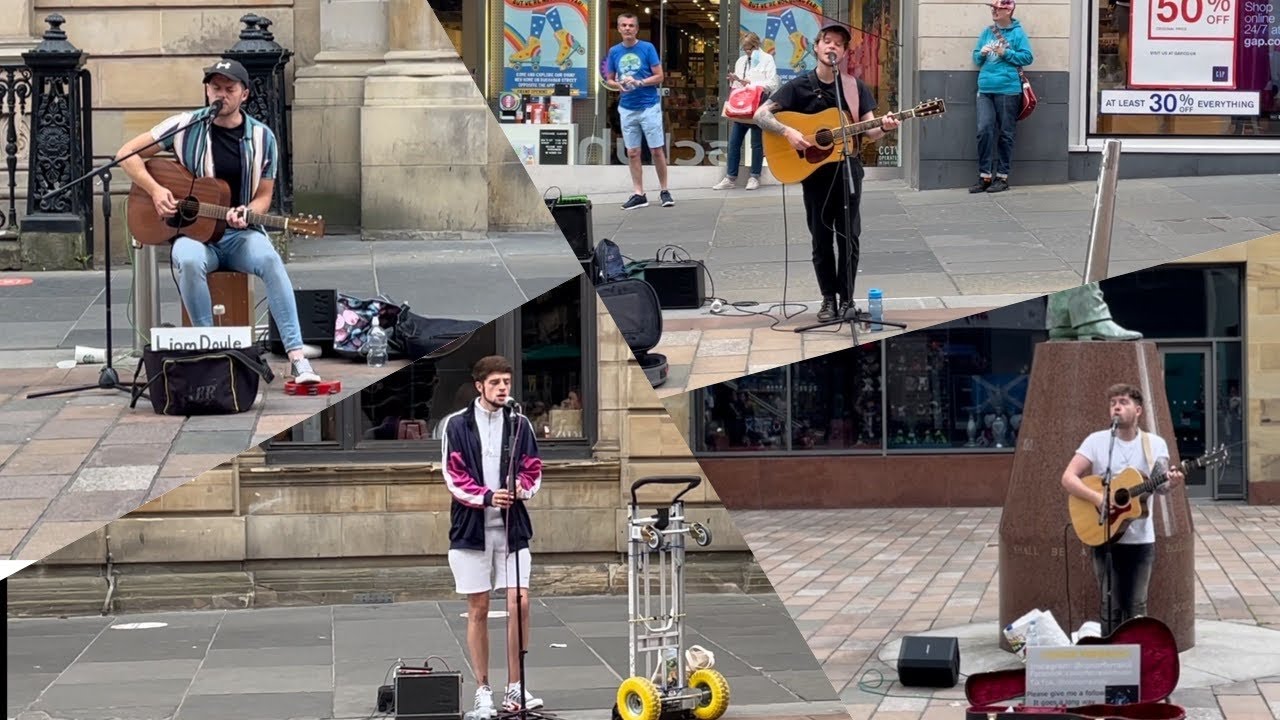 Brilliant Talented Buskers in Buchanan St. Glasgow.