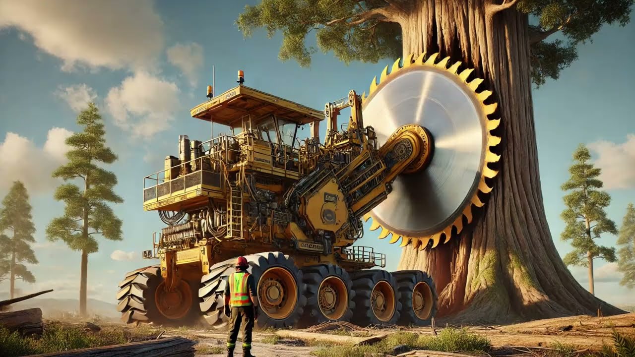 Top-Tier Automatic Firewood Machine | Efficient Homemade Chainsaw Tech