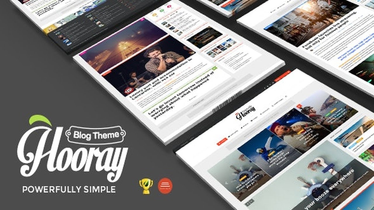 Hooray &mdash; Blog WordPress theme for Professional Writers Theme Free Download