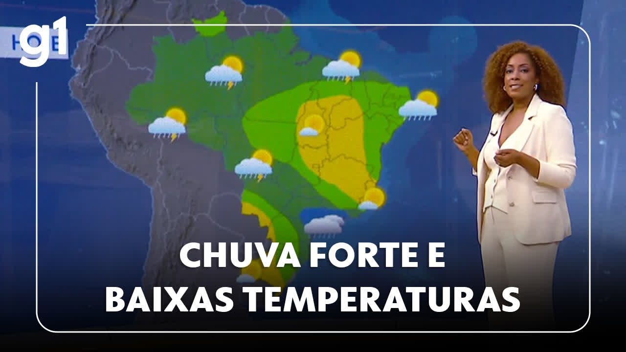 Previs&atilde;o do tempo: semana come&ccedil;a com muita chuva pelo pa&iacute;s; confira