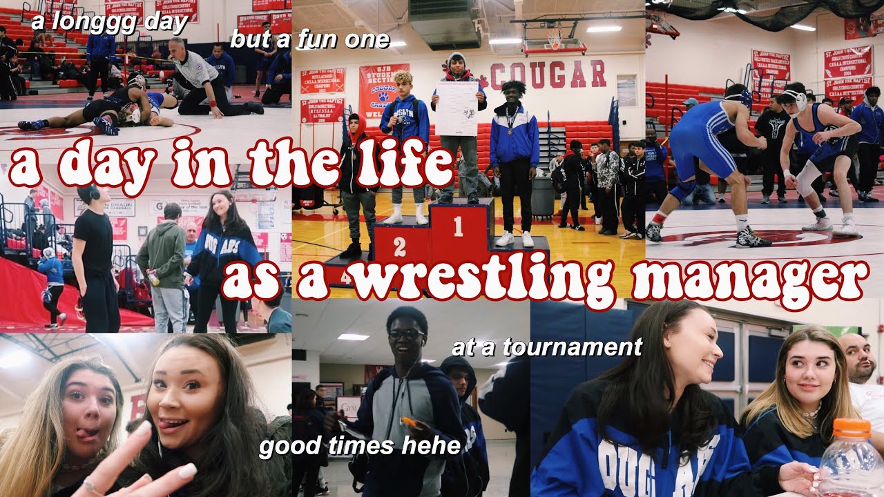 a day in the life as a wrestling manager ♡