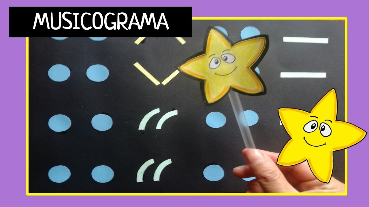 MUSICOGRAMA FÁCIL ESTRELLITA DÓNDE ESTÁS
