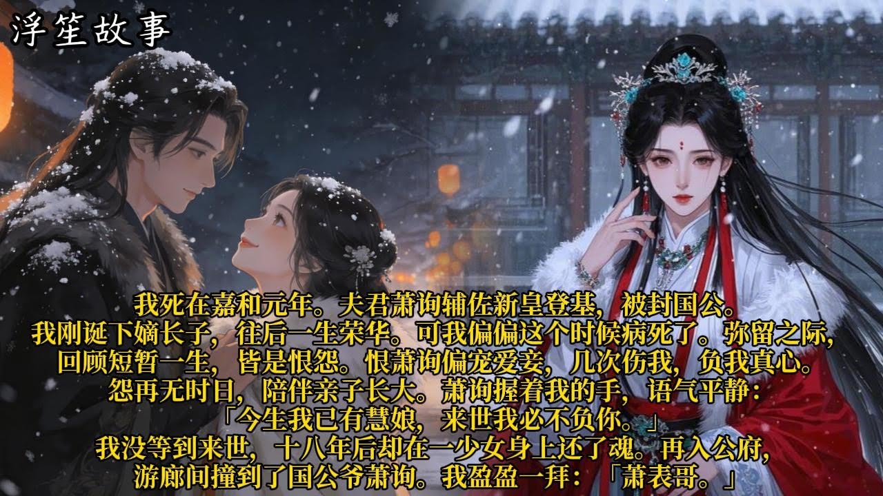 我死在嘉和元年。夫君萧询辅佐新皇登基，被封国公。我刚诞下嫡长子，往后一生荣华。可我偏偏这个时候病死了。#重生 #大女主 #复仇 #宫廷 #夺权 #古风 #小说