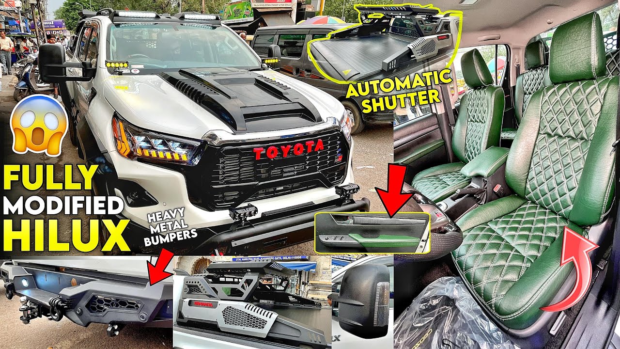 ऐसी HILUX और कोई नहीं कर पाएगा MODIFIED 😱 READY FOR OFFROADING 💥#toyotahilux MODIFICATION ✅