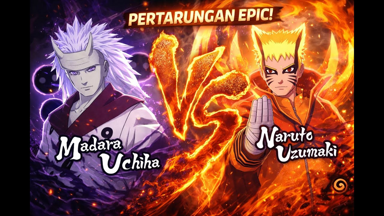 MADARA RIKUDO 🔥 VS NARUTO BARYON MODE?! | Pertarungan Paling GILA di Naruto