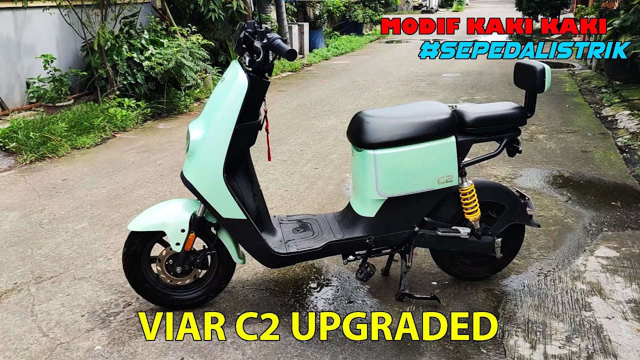 Moped Listrik Viar C2 Ganti Ban Besar Jadi Lebih Berotot