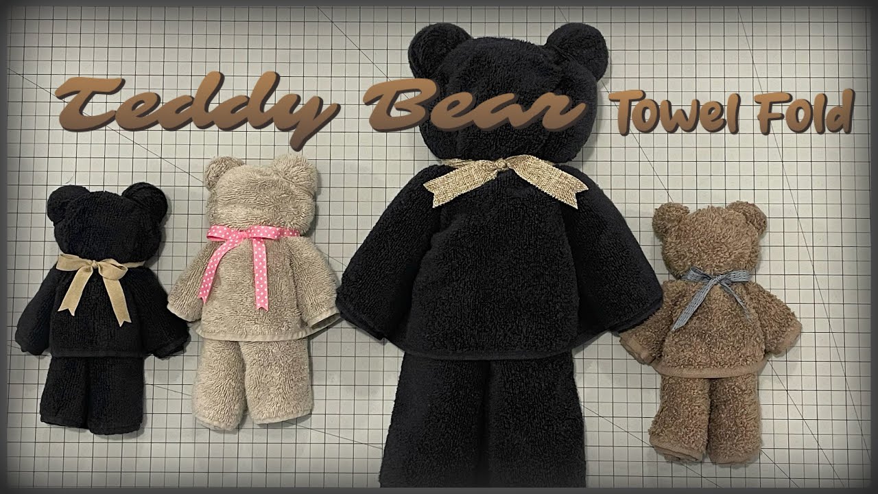 Teddy Bear Towel Fold