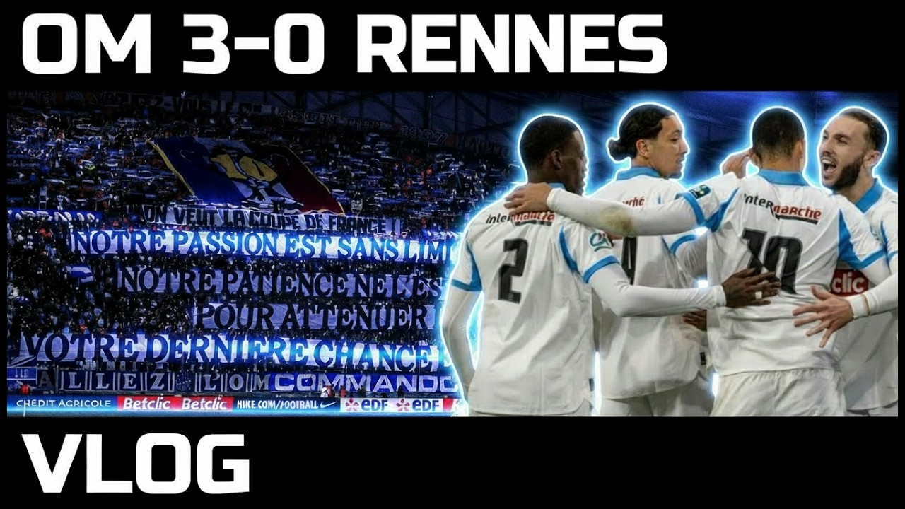 Vlog OM 3-0 Rennes : ON A ENFIN NOTRE ÉQUIPE ! 💎 Greenwood nous régale