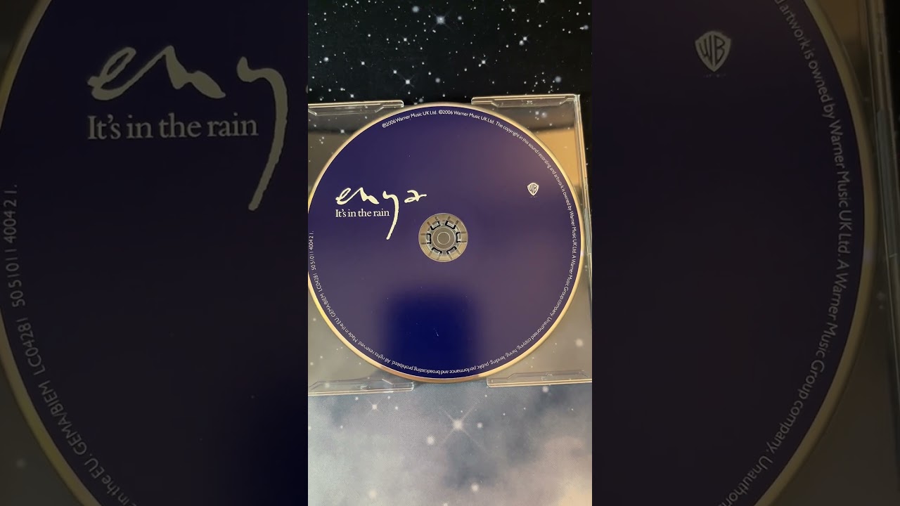 Enya IT'S IN THE RAIN euro CD Single #2006 #enya #it'sintherain #enyamusic #enyavideo #rain